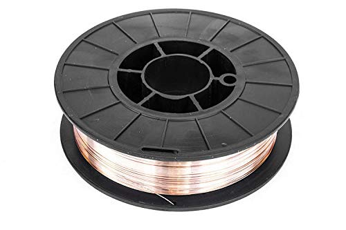 Filo di saldatura in rame, rotolo di peso 5 kg, diametro del filo 0,8 mm ER70S-6