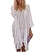 Produktbild L-Peach Damen Chiffon Tunika Pareo Strandkleid Bikini Coverups One Size