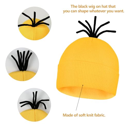 6 Pcs Women's Halloween Costume Accessories Set Yellow Blue Rose Red Cosplay Easy to wear4