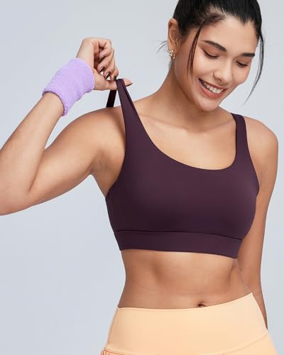 Image of RUNNING GIRL Sports Bra for Women High Support, Molded Cup High Impact Sports Bras with Sewn in Pads Workout Running Bra