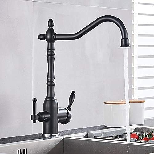 Filtre à eau de cuisine pour purifier votre quotidien avec un mitigeur design noir