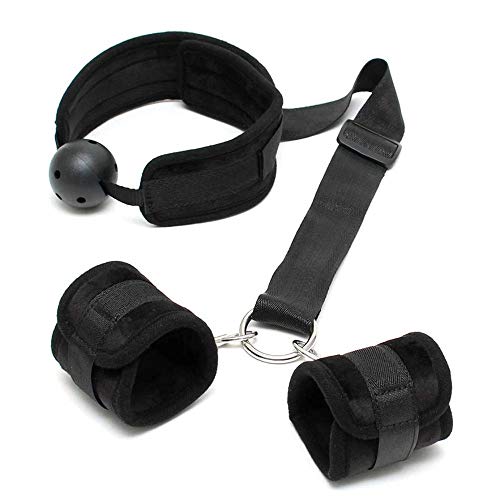 Rima - Set Mouthgag with Cuffs Black - R8139
