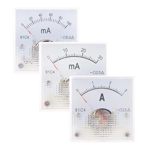 Medidor de amperios CC 91C4 analógico para evitar picos de corriente 2