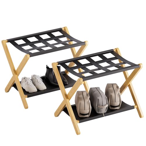 HITNET Porte-bagages pliable, lot de 2, support de...