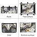 Hzeswody Marble Print Underseat Replacement Medical Basket, Rollator Walker Basket, Large Size Rollator Walker Basket, Walker Tray for Women Men