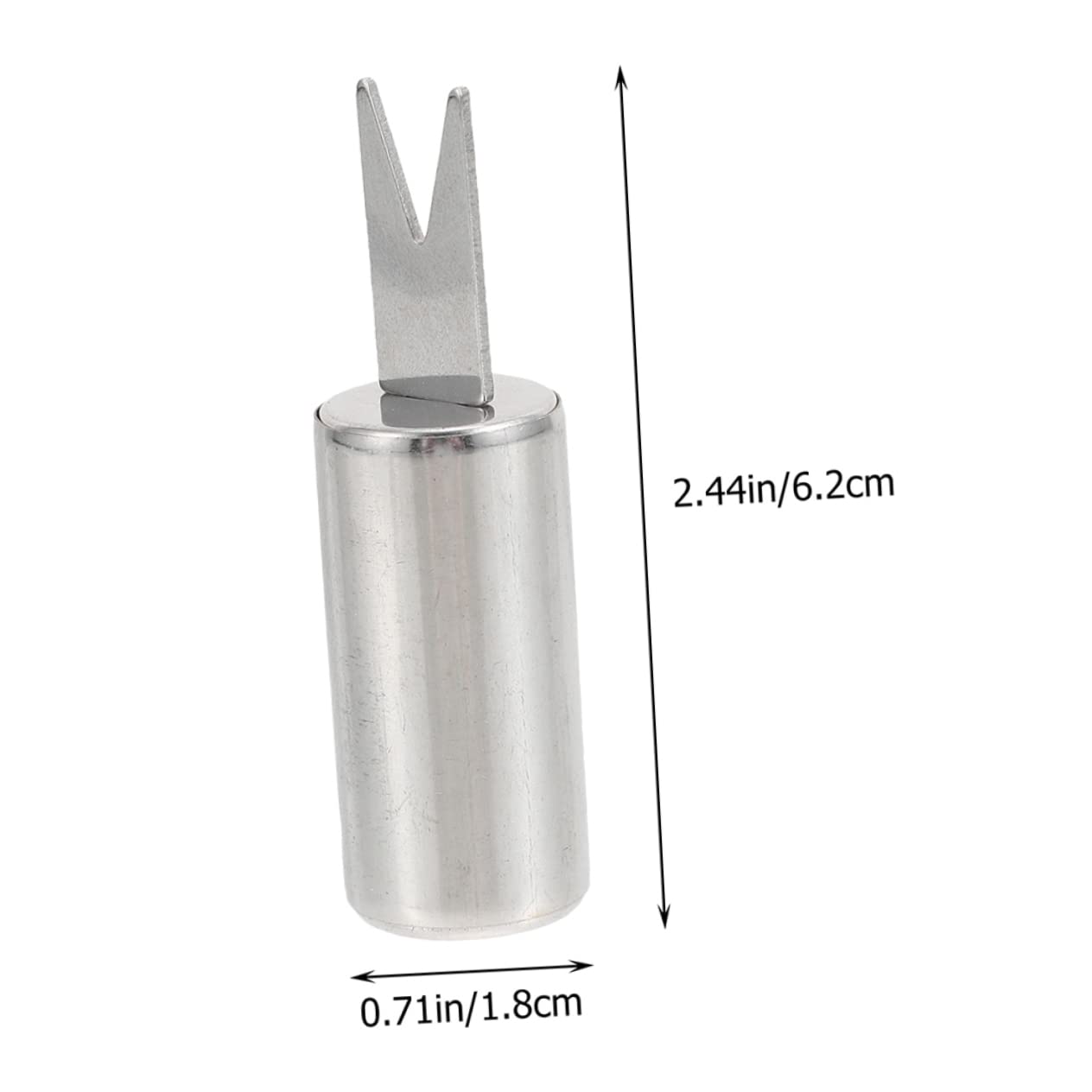 Cabilock 20Pcs Reusable Stainless Steel Corn Holders Compact Forks for Easy Eating for Picnics and Grilling and Portable Corn Cob Accessories