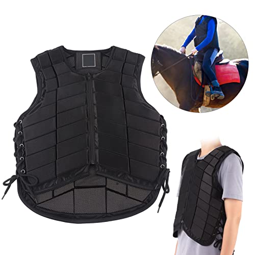 CUTULAMO Proteção corporal para equitação, peça única, armadura para equitação para adultos, proteçã