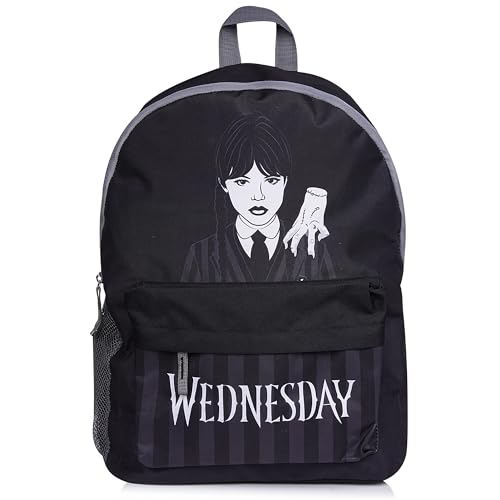 Wednesday - Zaino Scuola Materna e Elementare - Zaino Scuola Elementare Bimbo - Zaino Prima Elementare Bambino - Zainetto - Idea Regalo