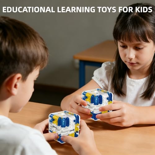 Large 3D Puzzle Maze Cube, Engaging Brain Teaser Game for Kids Adults - 5