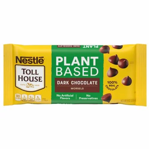 Nestle Toll House - Chips de chocolate negro a base de plantas, 9 onzas (paquete de 3)