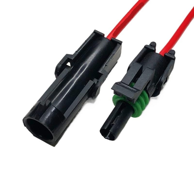 Dj3021y-2.5 Automobile Harness Sealed Connector 1p2p3p4p6p Motorcycle Cable Butt Joint Plug Wire Length 15cm(1p Strip line,1sets)