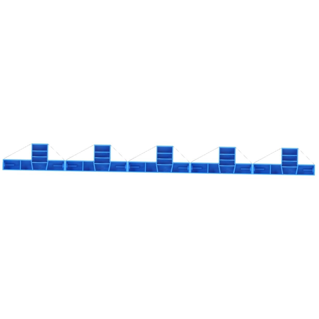 Artibetter 5 Pezzi Strumento di Taglierina Angolare Strumenti di Ceramica Filo Modellazione Scultura Cutter Forniture Argilla Artigianato Fabbricazione Kit di Strumenti Argillosi Plastica Blu