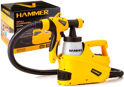 Pistola de pintura pulverizadora elétrica 650 watts - GYPP6500 - Hammer (110V)