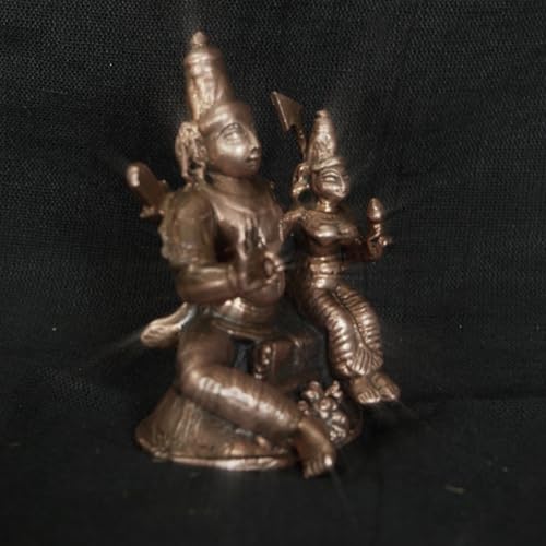 Image of Copper God Idols Ram and seeta i, 2.3 inches, 160 Grams, Patina Antique Finish, Pack of 1 Piece