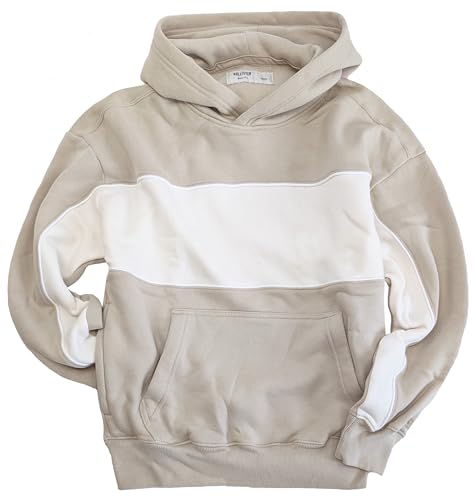 Hollister California Men's Soft Fleece Boxy Fit Hoodie HOM-23