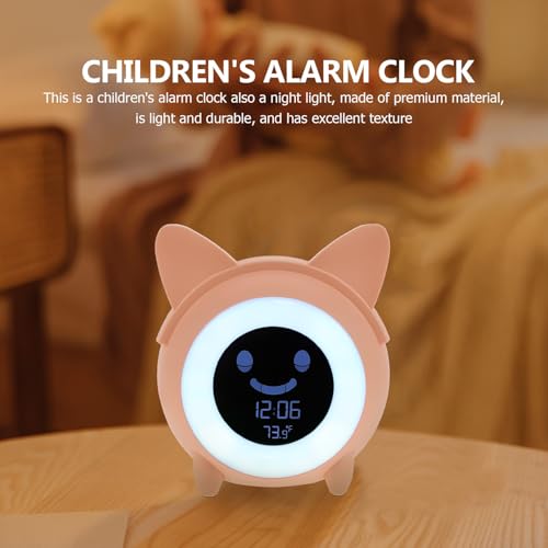 Veilleuse intégrée et horloge numérique créative pour enfants