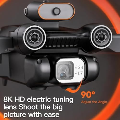 Image of Drone with 4k Camera Foldable 1080P HD Drone with FPV Live Video, Smart Gestures Selfie, Altitude Hold, One Key Take Off /Landing, 3D Flips for Kids and Adults. P2