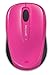 Price comparison product image Microsoft Wireless Mobile Mouse 3500 - Magenta Pink Gloss