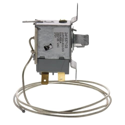 Control de temperatura para refrigerador Electrolux, número de repuesto exacto 241537103, compatible con 241537101, 3016212, 5304421256, 5304445058, 5304458021, G450226-08, AP5803894 y PS8769007 miniatura 3