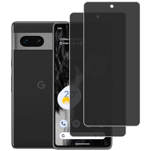 KELOLIN [2 Stück für Google Pixel 7 Privatbildschirm für Panzerglas 9H Härte Anti-Spy Anti-Kratzen Sichtschutz Schutzfolie Kompatibel mit Google Pixel 7
