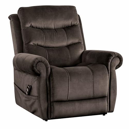 Sillón con sistema de masaje Gris metal