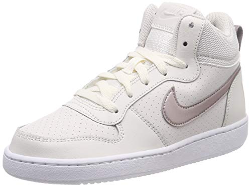 Nike Court Borough MID (GS) Gymnastikschuhe, Grau (Phantom/MTLC Red Bronze/White 007), 36 EU