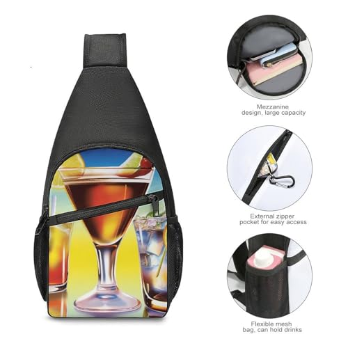 Mochila tipo Sling Bag para Senderismo y Uso Casual miniatura 5