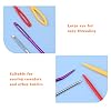 Yarn Needle Set, Bent Tapestry Needles, Plastic Large Eye Sewing Needles, Large-Eye Blunt Needles Crafting Knitting Stringing Needles with Storage Box and Needle Threader for Knitting Crochet