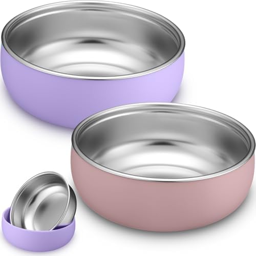 Ccuzs Baby Suction Bowls With Lids, Spill Proof Food