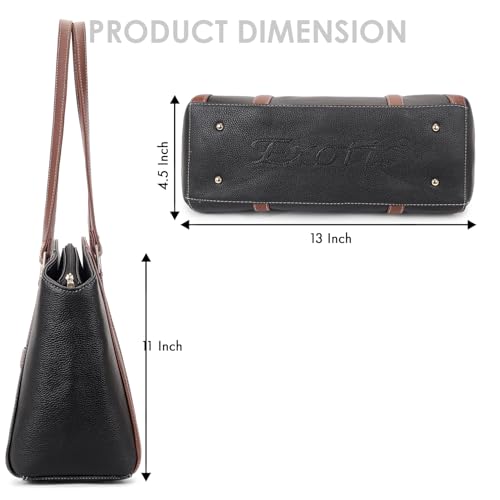 Image of EXOTIC Shoulder Handbag for Women, Classic Fashion Design with Contrast Stitching