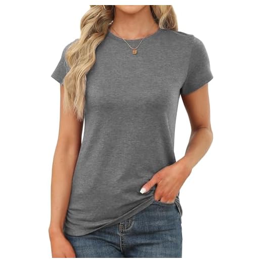 17+ Fall Outfit Ideas for Women That Always Look Stylish Grey Tee