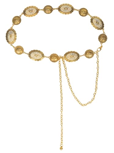 Western-Belts For Woman-Cowgirl-Belt Cowboy-belts for Women - Country Concert Outfit Concho boho belt for Dress Jeans