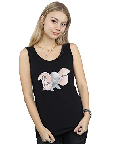 Disney Women's Dumbo Happy Day Vest Black Large