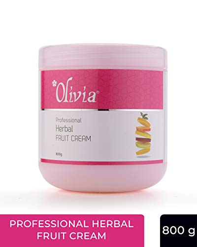 Image of Olivia Professional Herbal Fruit Cream with Natural Fruit & Herbal Extracts | Hydrating Face Cream for Soft, Radiant Skin | Enhances Texture, Elasticity & Skin Tone | For All Skin Types | 800g