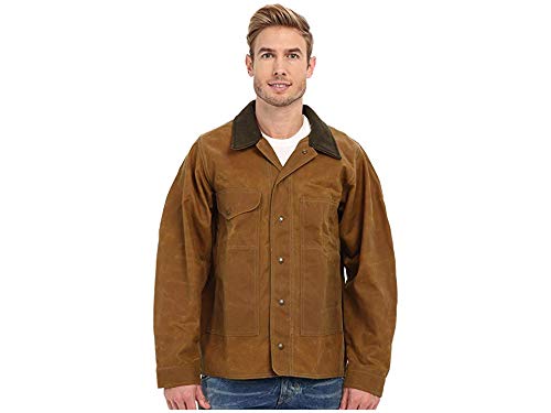 Filson Men's Tin Jacket-Extra Long, Tan 