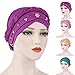 Fashion Pearl Baseball Cap for Women Elegant Adjustable Headband Hat with Elastic Band (One Size)