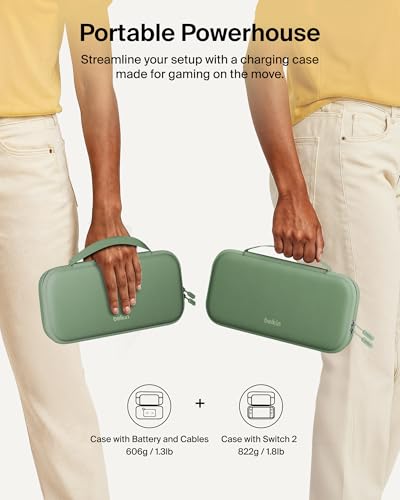 Image of Belkin Nintendo Switch 2 Charging Case with 10000mAh Power Bank Charger 20W