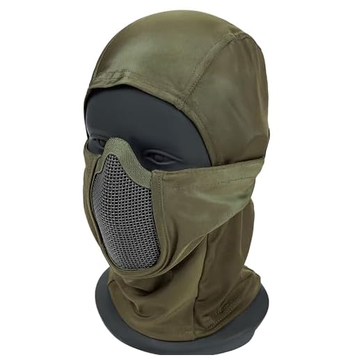 OneTigris Cagoule/Masque/Balaclava Tactique Militaire De Protection Complet pour Airsoft Cyclisme Moto (OD)
