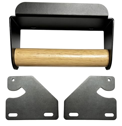 Cover Lid Hinge Kit and Handle for Blackstone 28-inch 36-inch 44-inch Griddles - Converts Hard Cover into Hinged Lid/Hood - No Drilling Powder Coated Steel Griddle Cover Convert kit (Black)