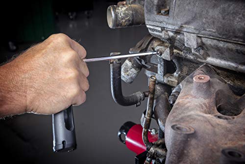 Sata 9-Piece Metric Hex Key Set, Extra-Long Ball-End Design, With A Green Storage Caddy And Torque Handle - St09124Sj #TOP3