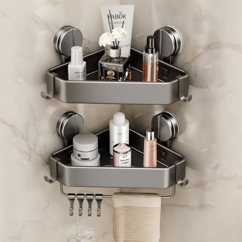 MUSTORN Estanteria Ducha Esquinera Ventosas, Estanteria...