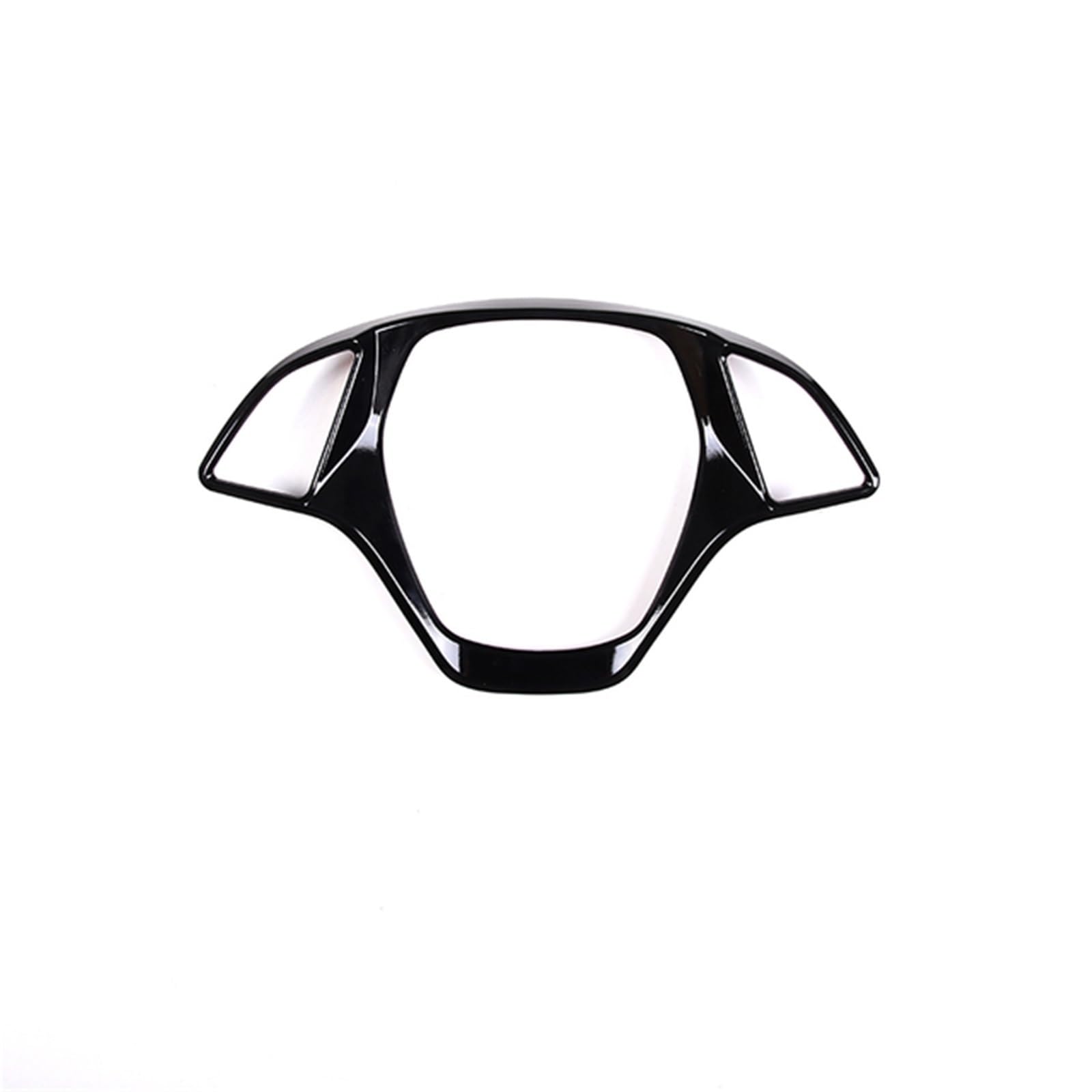 Decoration Interior Trim for Chevrolet for Corvette C7 2014-2019 ABS Car Steering Wheel Decorative Frame Sticker Interior(Gloss Black)