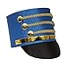 DINORMIN Marching Band Hat Toy Soldier Cap for Halloween Party Role Play Navy Blue One Size