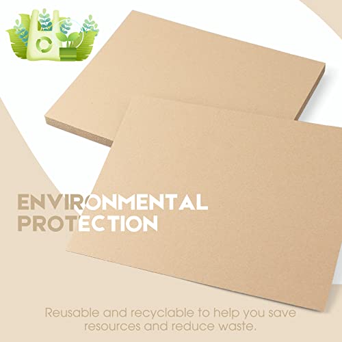 Image of Golden State Art 10 Pack 9x12 Corrugated Cardboard Sheets 1 /8 inch Flat Inserts | Flat Layer Pads, Corrugated Card Board Inserts For Packing, Mailing or DIY Art Crafts, Box Dividers (Brown)