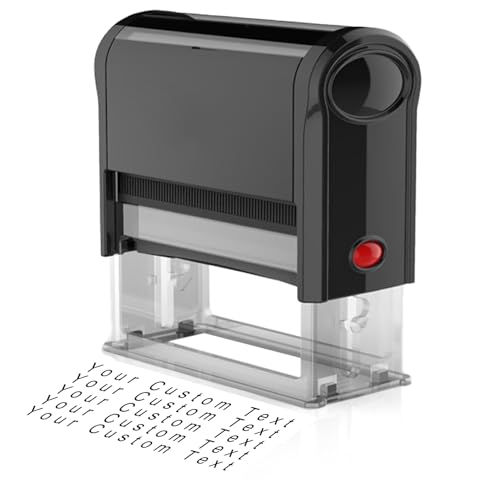 Sellos Personalizados,Sello Personalizado,CuñO Personalizado,Sello Personalizado Logo,Sellos Caucho Personalizados  Rectangular,5 TamañOs, 9 Colores De Tinta Y 8 Fuentes, MáXimo 5 LíNeas