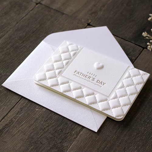 BAY LETTERPRESS ~jTCY bZ[WJ[h ̓ ܂ t ň n[g G{X Father's Day 91×57mm