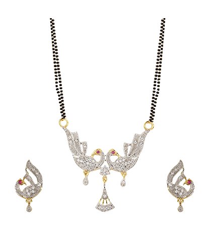 American Diamond Mangalsutra Set of 4