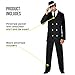 fun shack Gangster Costume Men - 1920s Roaring 20s Adult Gangster Outfit - Vintage Style Costume for Parties, Large