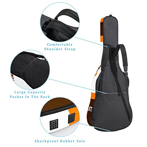 Hondank Housse de protection épaisse en éponge imperméable pour guitare acoustique, électrique, basse, guitare classique… - Les Beatles, Paul McCartney, John Lennon, RIngo Starr, George Harrison Hondank Housse de protection épaisse en éponge imperméable pour guitare acoustique, électrique, basse, guitare classique… – Image 4