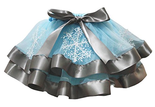 Jupe trapèze fille bleu idéale pour la rentrée scolaire et les fêtes